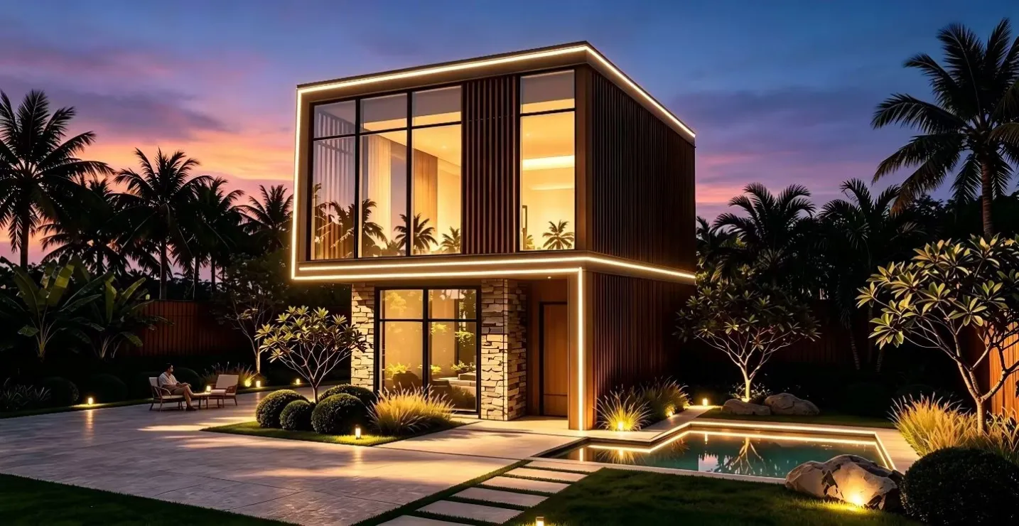 Modern Tropical Luxury Villa: Contemporary Design Meets Smart Living